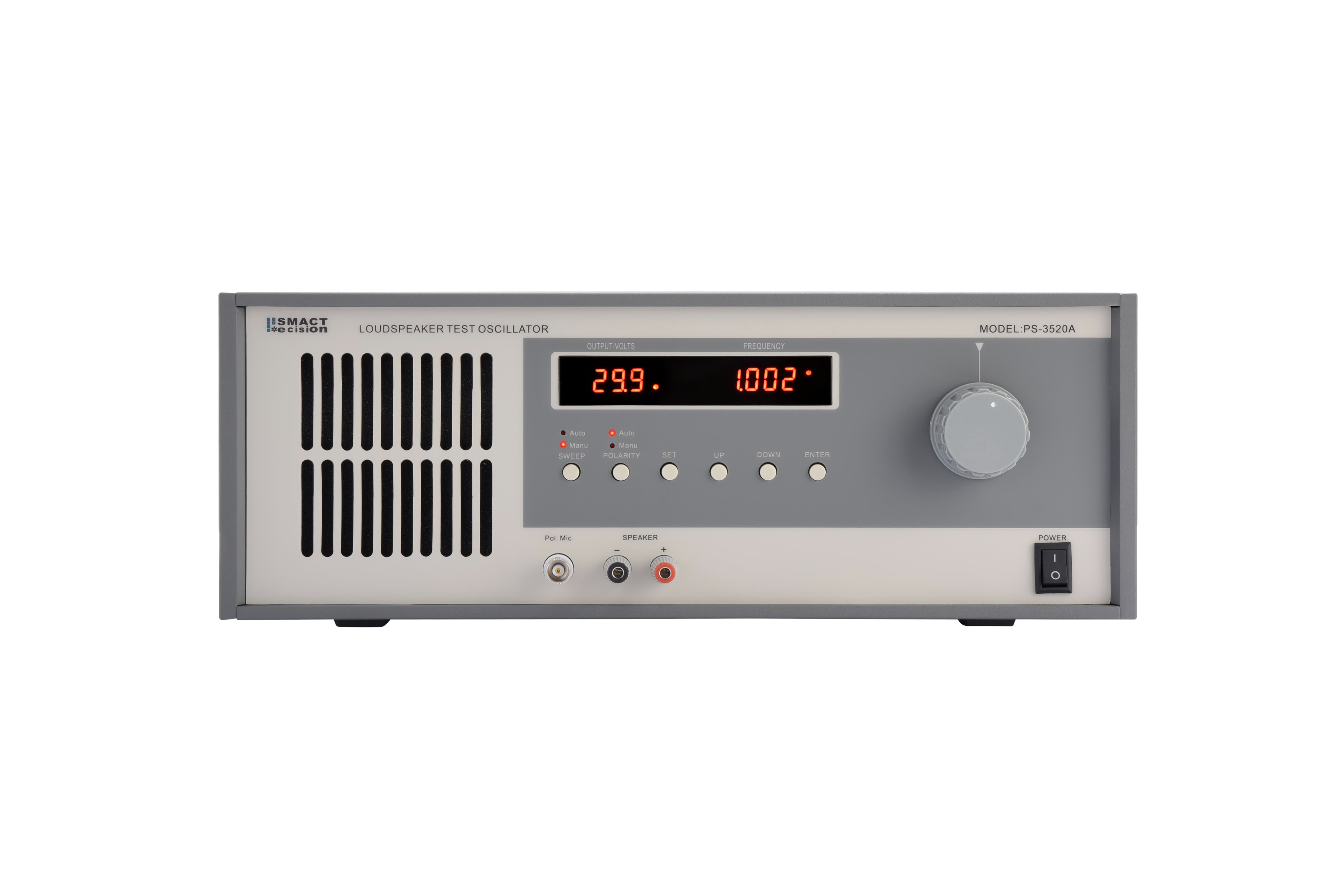 PS-3520A ( 100W)智能储存⾳频扫频信号发⽣器